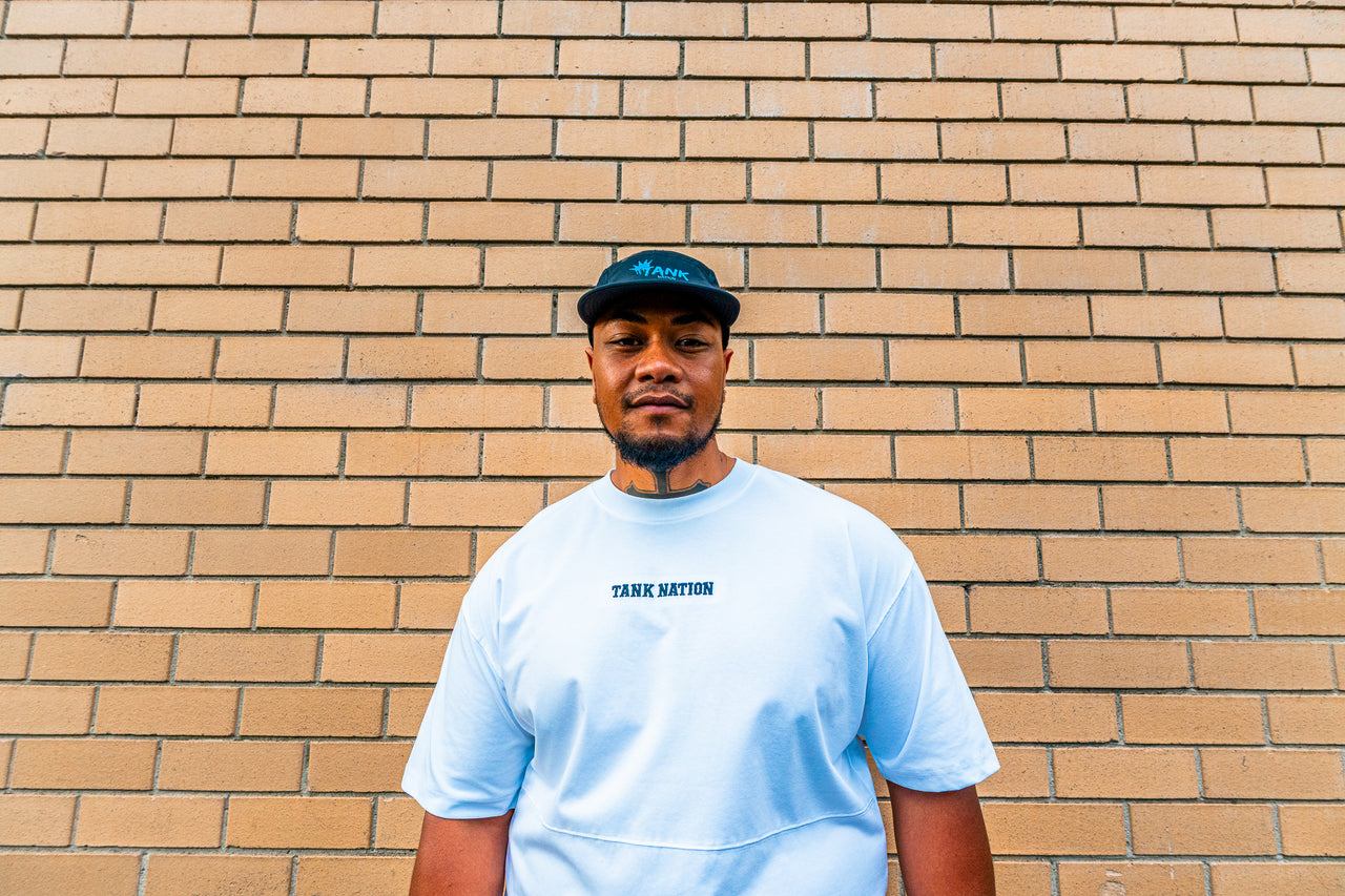White OG logo Tee