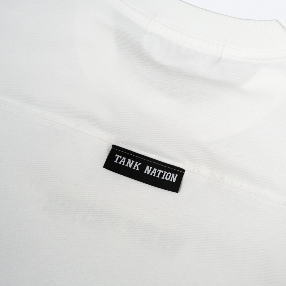 White OG logo Tee
