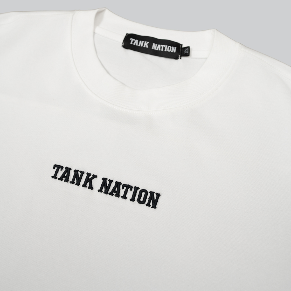 White OG logo Tee