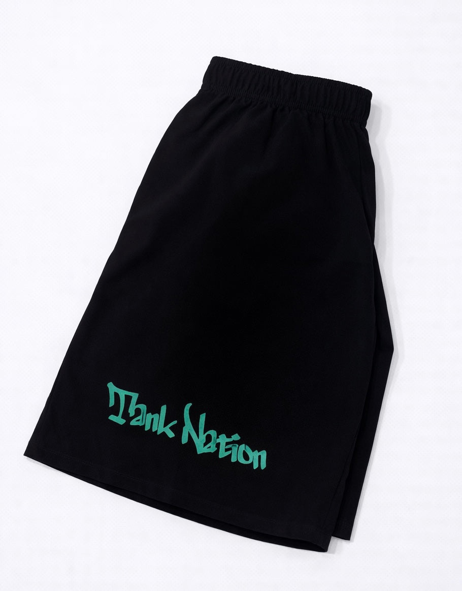 Street Logo Shorts Black n MINT