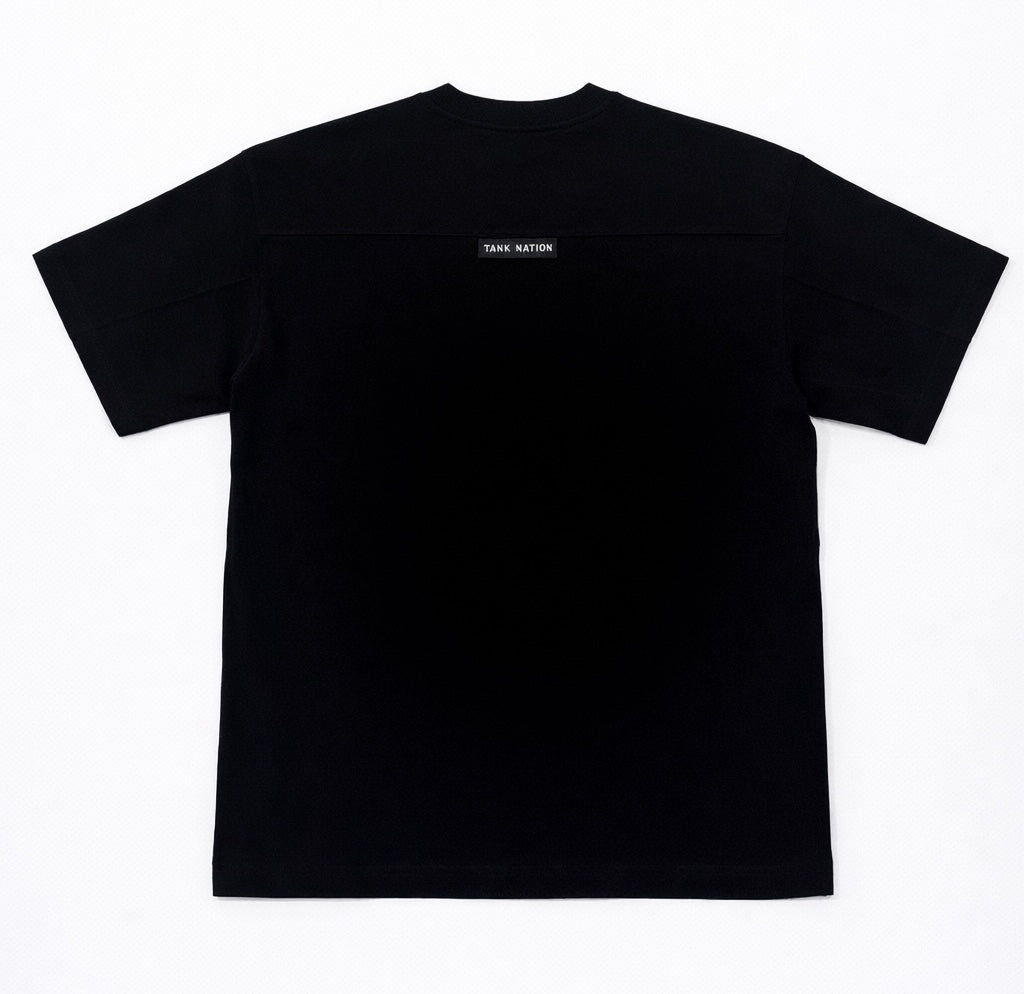 pink OG logo Tee black
