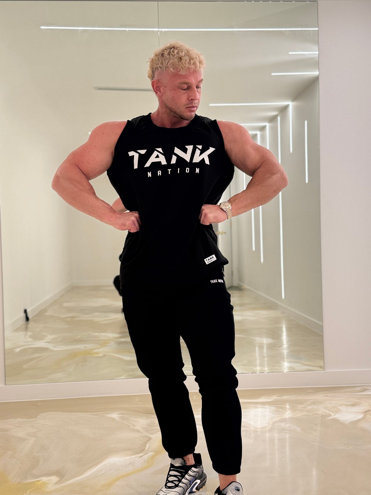 Slash Logo Singlet